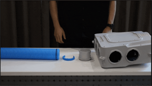 Connecting branch pipe